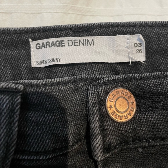 Garage super skinny denim jeans high waisted Size 03 - Picture 3 of 4
